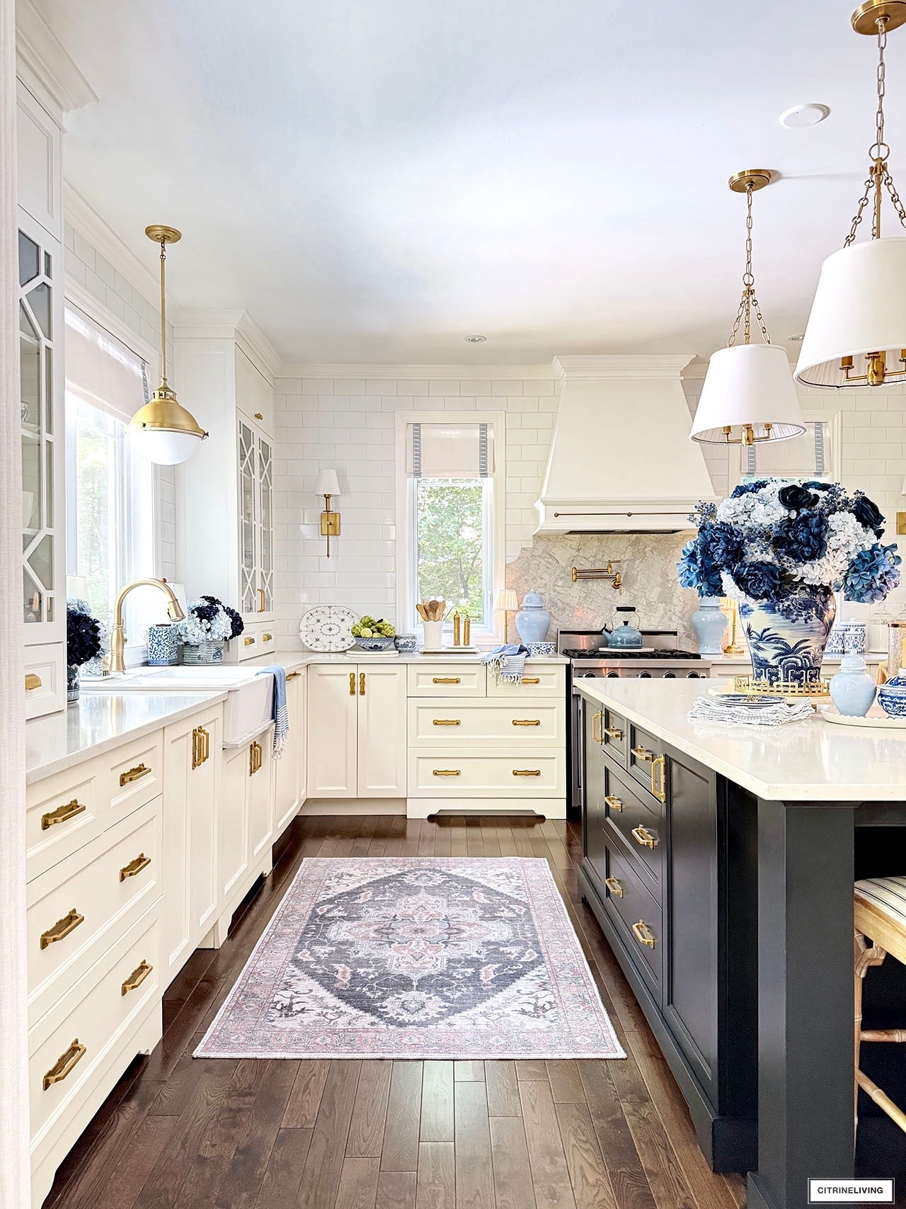 Chic fall kitchen decor in layers of my favorite blues💙💙💙

#LTKHome #LTKStyleTip