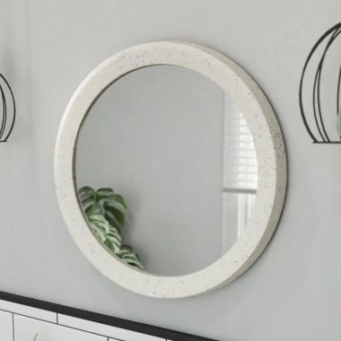 Terrazzo Modern Circular Mirror | Vintage Tub & Bath