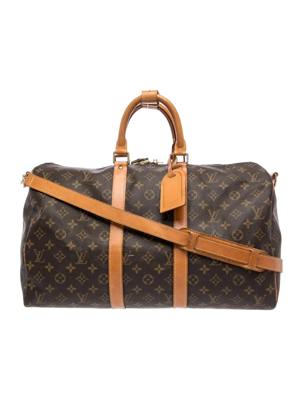 Louis Vuitton LV Monogram Keepall Bandouliere 50 - Brown Luggage and Travel, Handbags - LOU124918... | The RealReal