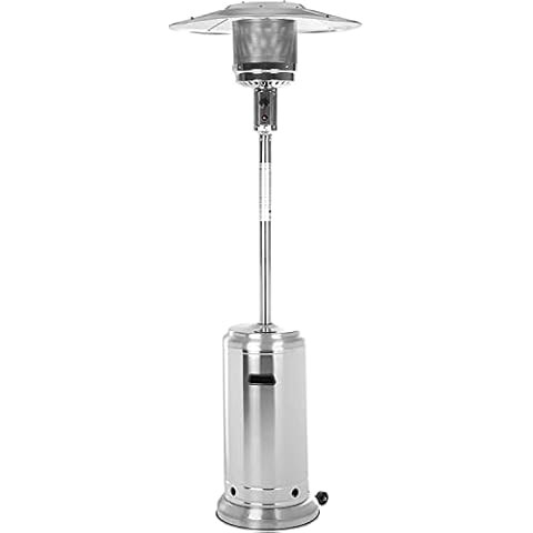 Amazon Basics 46,000 BTU Outdoor Propane Patio Heater with Wheels, Commercial & Residential - Sta... | Amazon (US)
