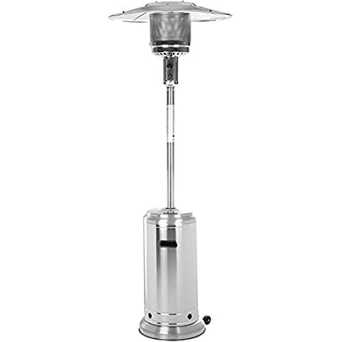 Amazon Basics 46,000 BTU Outdoor Propane Patio Heater with Wheels, Commercial & Residential - Sta... | Amazon (US)