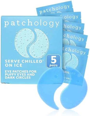 Patchology Iced Cooling Under Eye Patches for Puffy Eyes, Dark Circles & Wrinkles, Undereye Gel P... | Amazon (US)