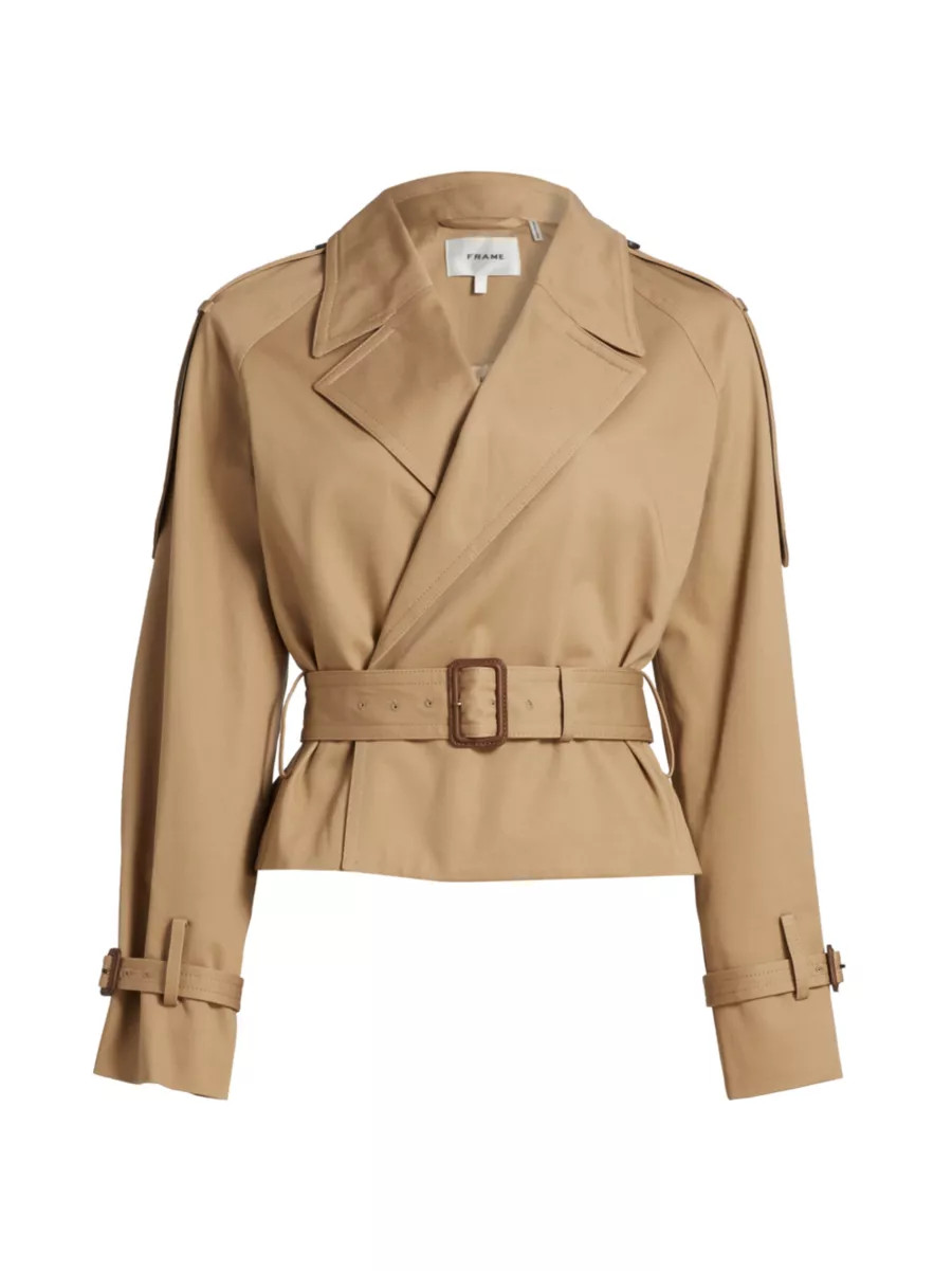 The Swing Trench Cotton Jacket | Saks Fifth Avenue