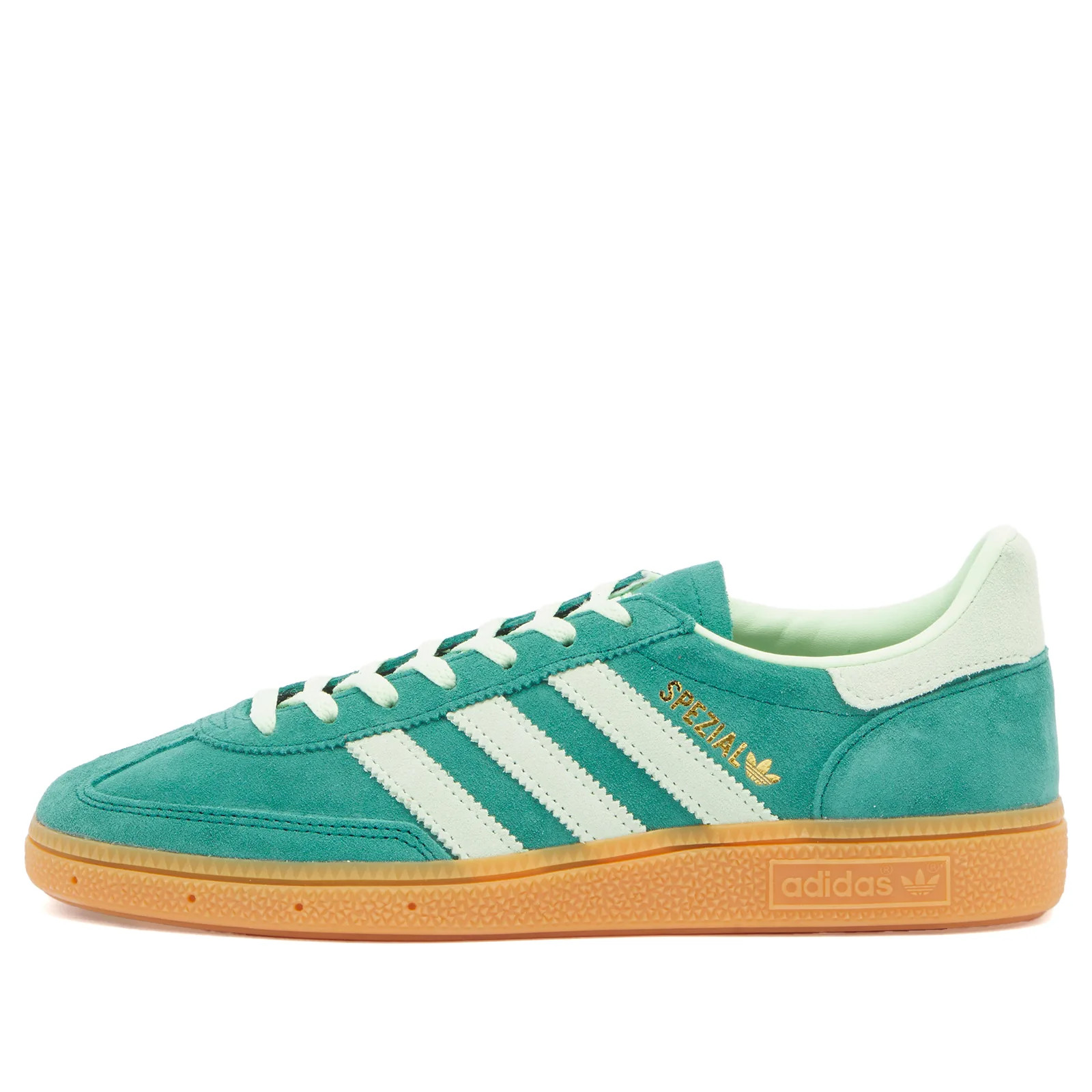 Adidas Handball Spezial Sneakers in Collegiate Green/Semi Green Spark/Gum 1, Size UK 10.5 | END. Clothing