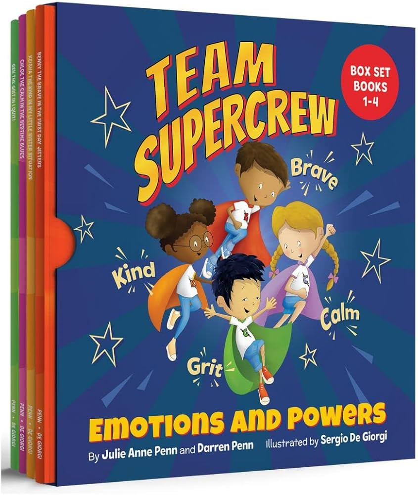 Team Supercrew - Emotions and Powers - 4 Book Box Set (books 1-4): Help kids through big emotions... | Amazon (US)