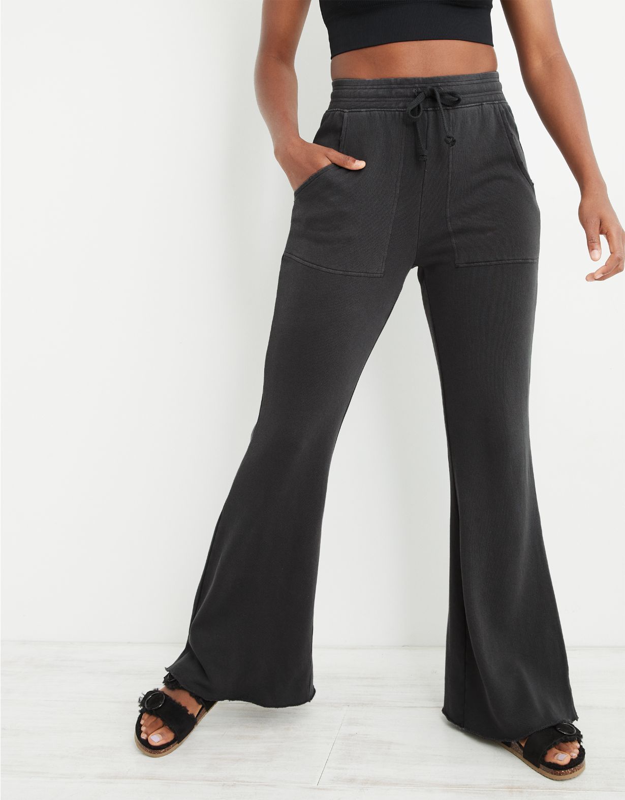 Aerie Weekend Kick-It High Waisted Flare Pant | American Eagle Outfitters (US & CA)