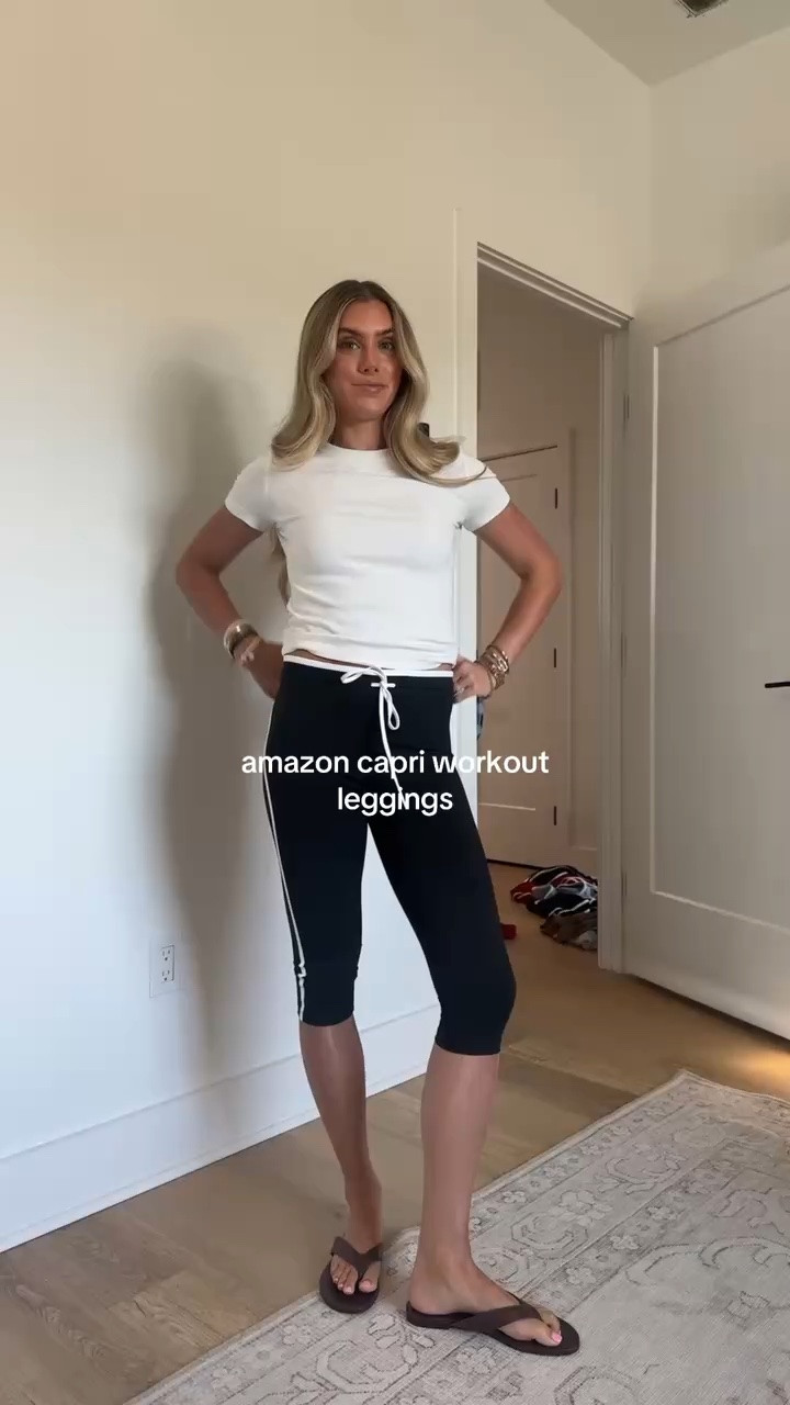 all trends that go around come back around like capri pants and these are Amazon capri workout leggings 🤗 5’4/s in my LTK. 

#caprileggings #founditonamazon #amazonfashionfinds #amazonfashion #amazonworkoutset @Amazon Fashion

#LTKootd #LTKfitnessgoals #LTKActive