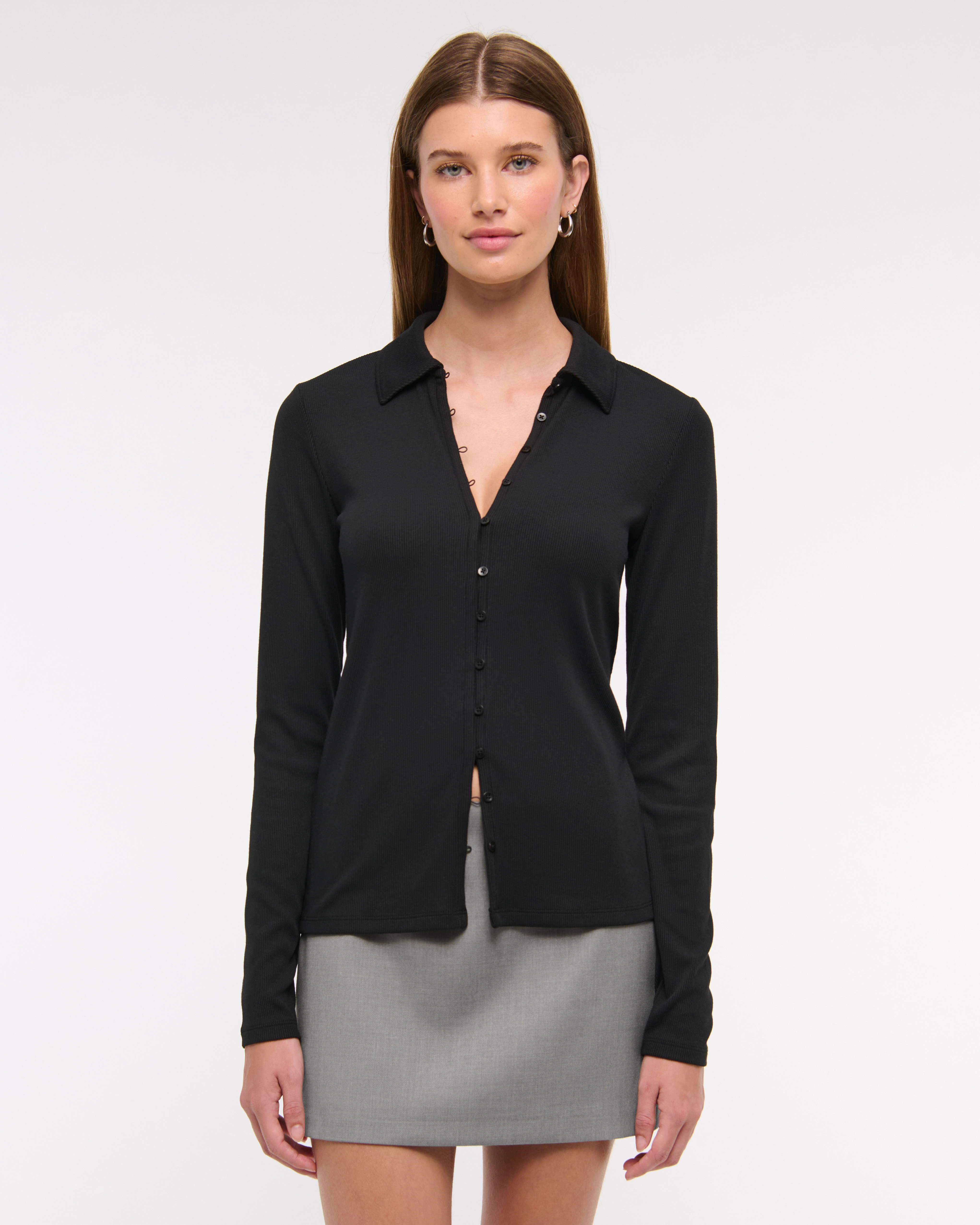 The A&F Scarlett Mid Rise Mini Skort | Abercrombie & Fitch (US)