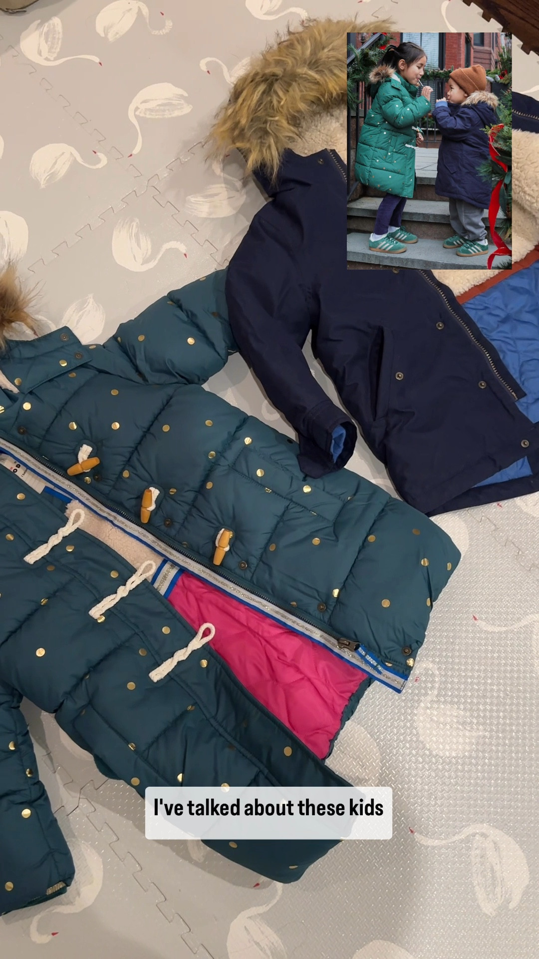 40% off Boden kids this weekend with code N2Q88

We love these easy-to-zip kids winter coats that I’ve been repurchasing whenever my littles outgrow theirs! (Linked the 2 styles that I buy). 

Features include: fully waterproof (the style has Rio has on, also comes in girls ) or water resistant (style nori has on), cozy lining and pockets, warm, machine washable, easy to self zip zipper for kids (has a structured  ribbon backing to help it zip up easily).

• nori is age 6 average size, wearing this coat size 6/7 

• rio is age 4 but on the very small framed side. Coat size 3/4 is a roomy fit on him. 

Kids gifts, 

#LTKFamily #LTKKids #LTKGiftGuide