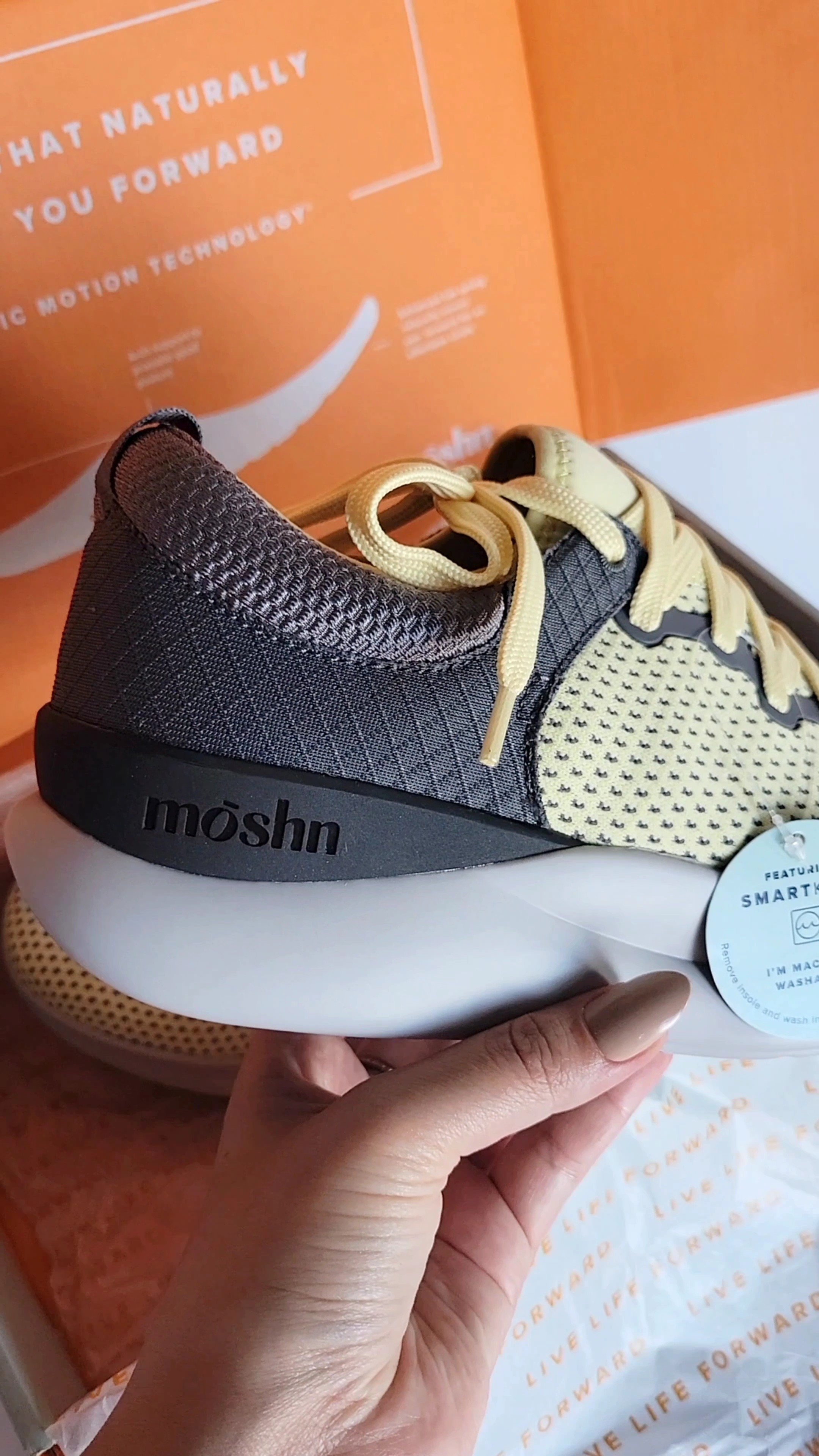 Moshn rhythm sneakers in Lina Bean (save 15% when you subscribe to emails + tons of other color options) -
these shoes feature a toe spring that naturally moves you forward, arch support to promote good posture, purgrip thread to protect against slick surfaces. It is recommended to size up 1/2 a size but I went with my regular shoe size & they are a perfect fit 😊 

| shoes, sneakers, sneakers women, athletic shoes, athletic sneakers, workout set, workout clothes, workout outfits, workout shoes, | 

#ad #moshn #livelifeforward #LTKShoeCrush #LTKActive #LTKFitness #LTKBacktoSchool #LTKU #LTKFamily

#LTKBacktoSchool #LTKActive #LTKU #LTKFitness #LTKShoeCrush #LTKFamily