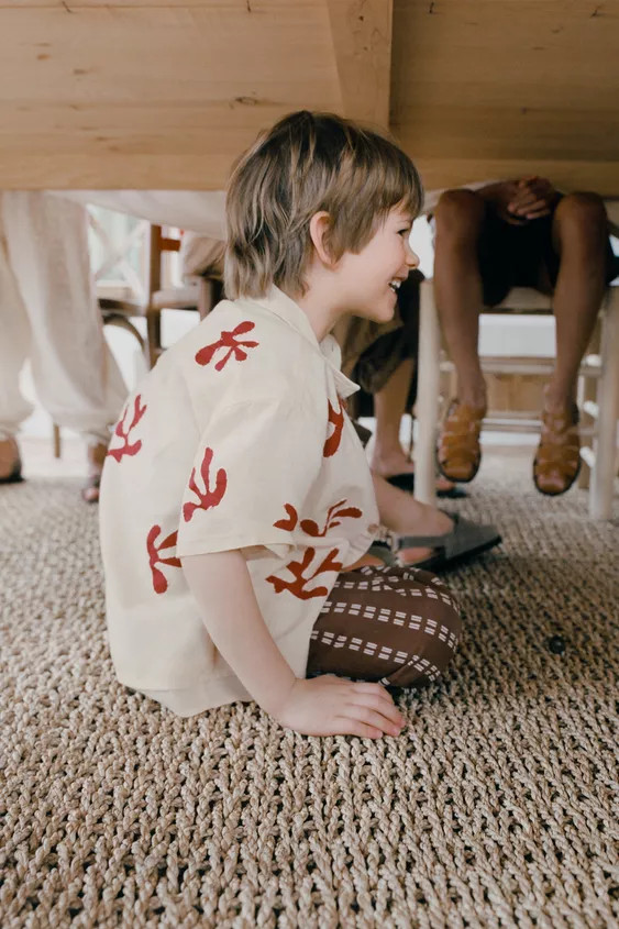 EMBROIDERED LINEN BLEND SHIRT | Zara US