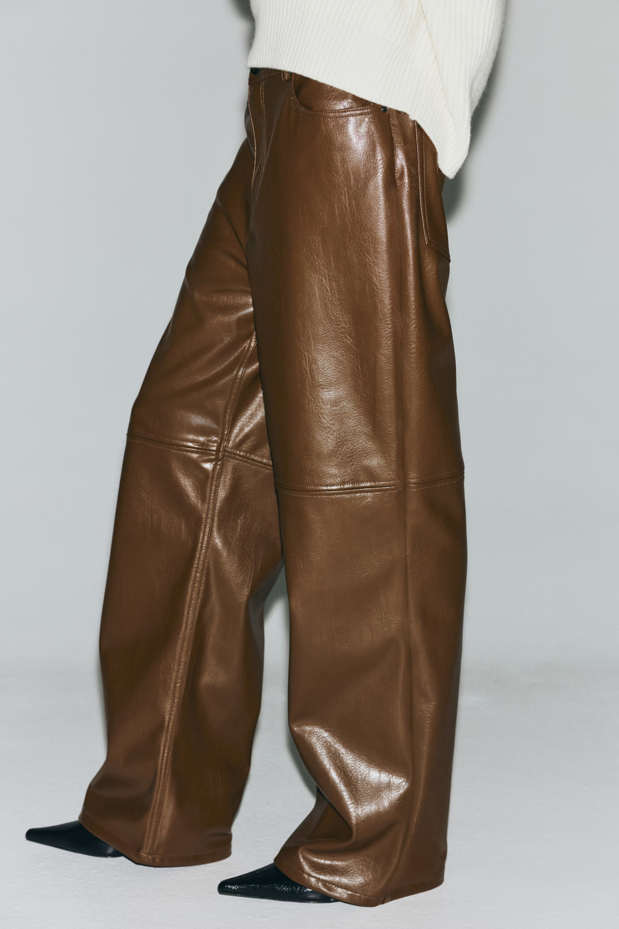 Coated trousers | H&M (UK, MY, IN, SG, PH, TW, HK)