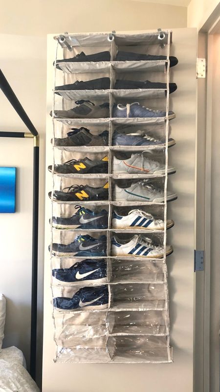 If your closet is tight on space, we recommend using an over-the-door shoe organizer. It keeps them organized, off the floor, and easy to see what you have! 

#LTKunder50 #LTKfamily #LTKhome