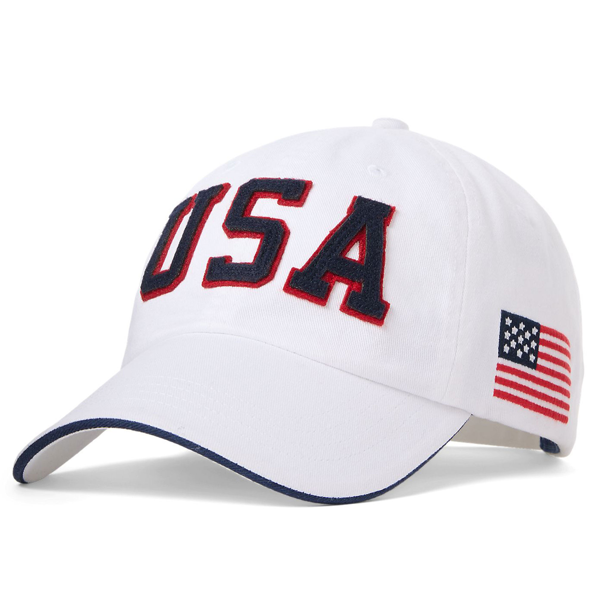Men's Polo Ralph Lauren White Team USA 2024 Summer Olympics Classic Sports Adjustable Hat | Fanatics