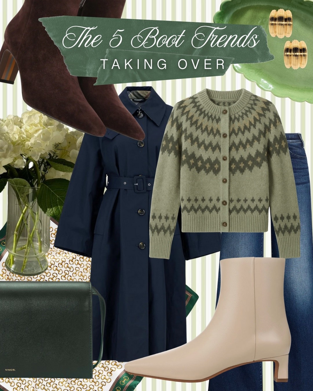 The 5 BOOT styles taking over this season!

From everyday suede to statement leopard and chic knee boots — these are the on-trend boots that will instantly elevate all your outfits. 

Stylist tip: Chelsea boots are your go-to when the weather shifts — perfect with a puffer coat and jeans.

#LTKSeasonal #LTKStyleTip #LTKShoeCrush