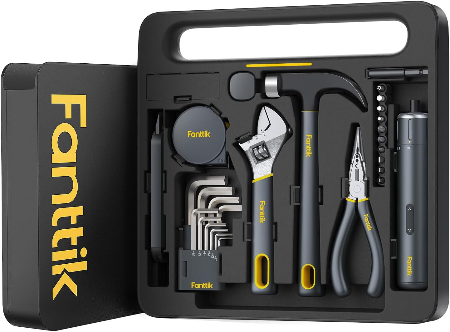 Fanttik S1 NEX Studio Electric Screwdriver Tool Kit, 3 Torque Settings, Max 6N.m, 10 Magnetic Bit... | Amazon (US)