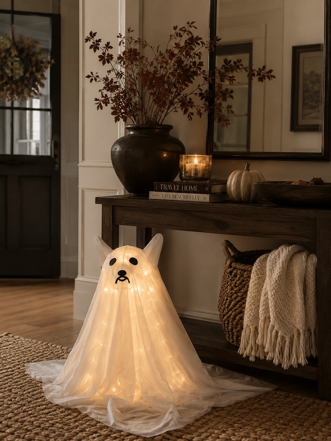 The cutest little dog ghost you have ever seen! AI

#HalloweenDecor #HalloweenHomeDecor #HalloweenDecorIdeas #FallDecor #CozyHome #NeutralDecor #PotteryBarnInspired #SeasonalDecor #HomeStyling #FrontPorchDecor #SpookySeason #HalloweenInspiration #DecoratingIdeas #ClassicHomeStyle #AmazonHomeFinds