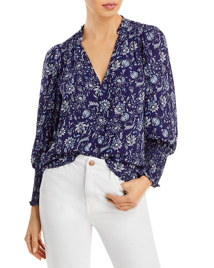 Floral Print Smocked Blouse - 100% Exclusive | Bloomingdale's (US)