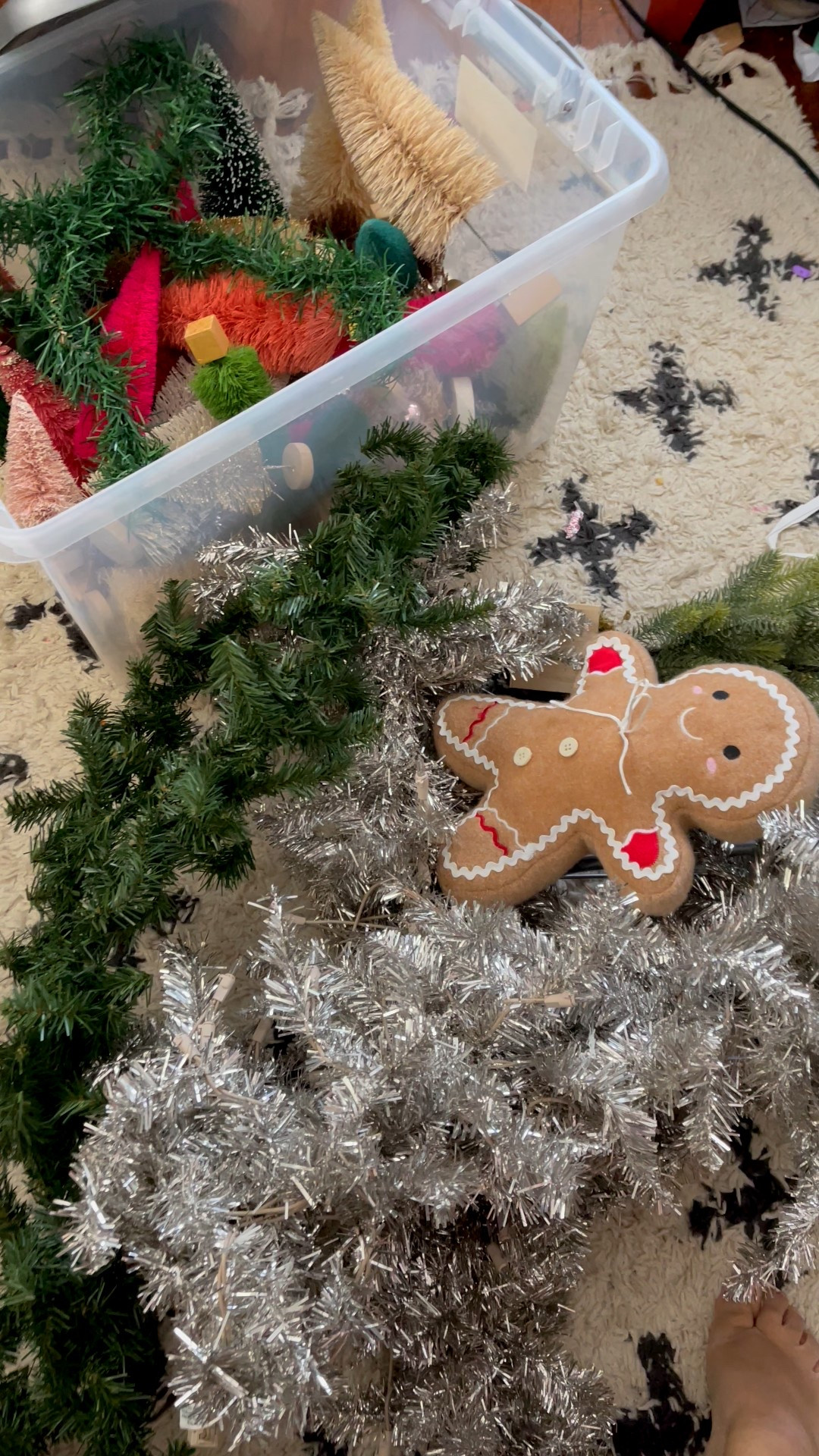 Storaging all the Christmas decor these bins are my favorites sturdy and see through. How many Christmas bins do you have? Follow me on IG to find out how many I have 🫣

#storagebins #storage #christmasdecor #target #targetfinds #organize #holidayorganization #ornamentstorage #homeorganization #storaging 

#LTKSeasonal #LTKHome #LTKHoliday