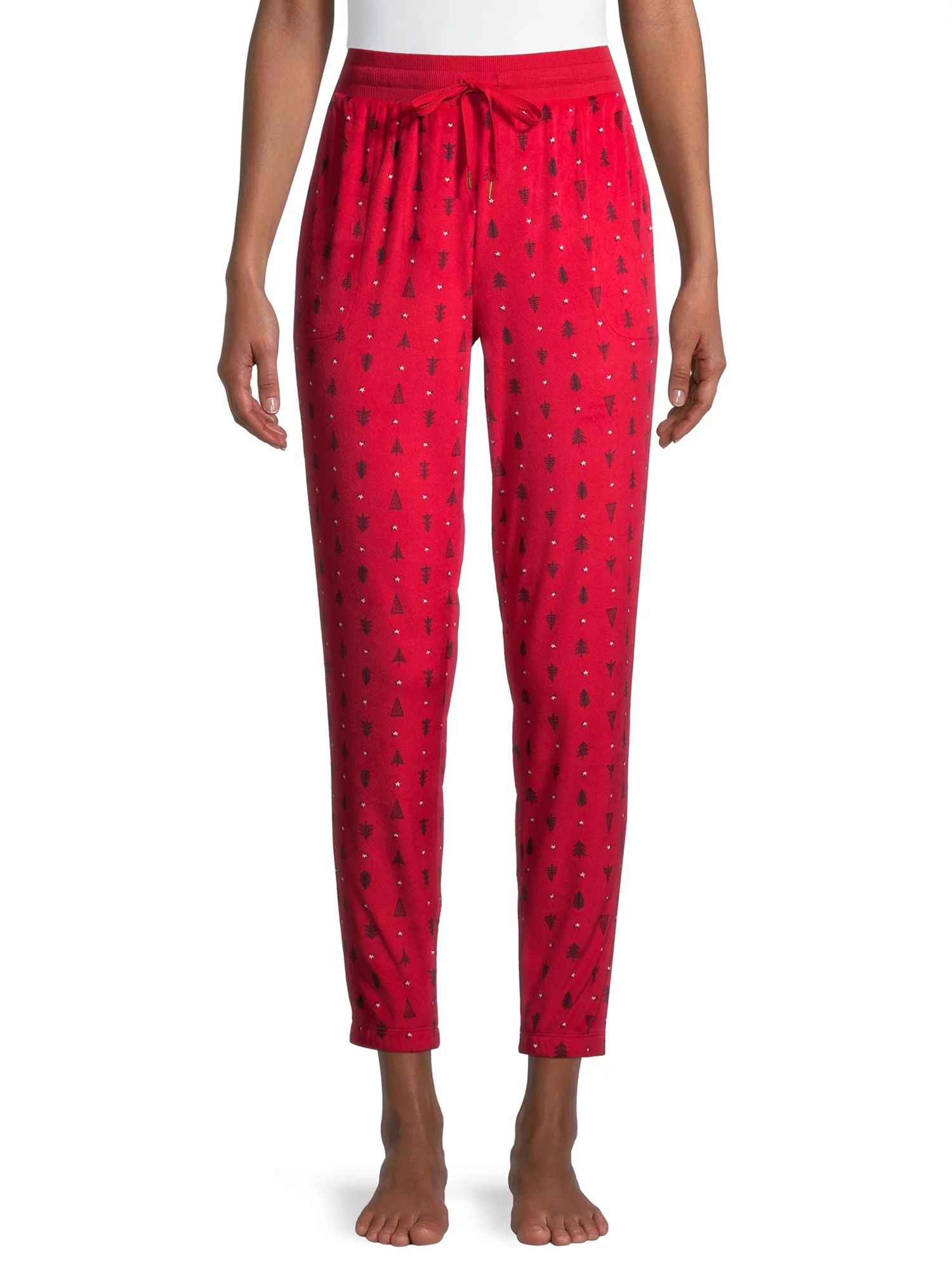 Secret Treasures Women's and Women's Plus Velour Jogger | Walmart (US)