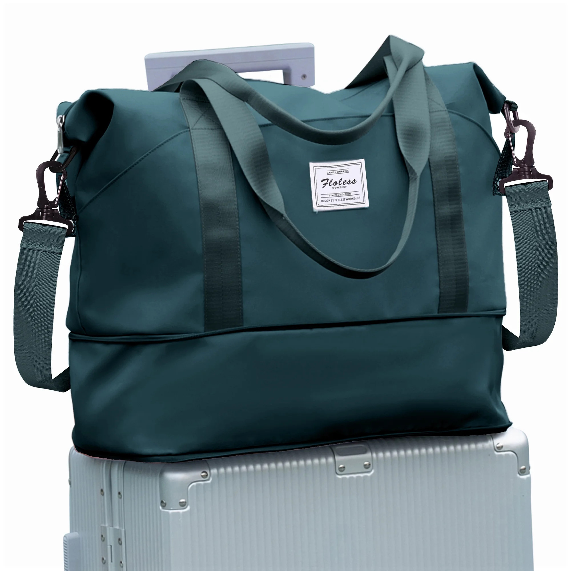 Weekender Bag for Women, travel duffel bags with Trolley Sleeve, Sport Gym Tote Bag for Men, Carr... | Walmart (US)