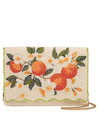 Mary Frances Sun Kissed Citrus Beaded Bag - Orange Multi | Dillard's