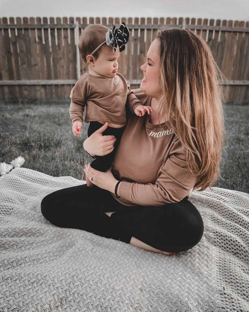 "Mama" & "Lil Mama" Heavyweight Long Sleeve Tee | Bailey's Blossoms