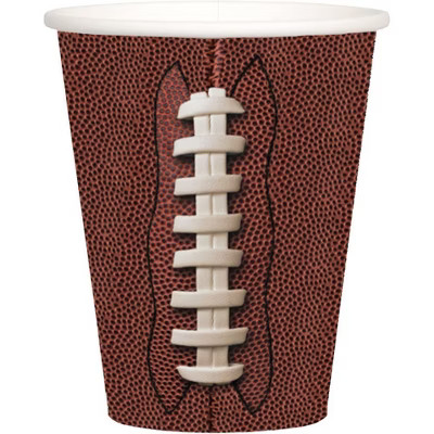 Birthday Express Football 9oz Football Cups - 8 Pack | Target