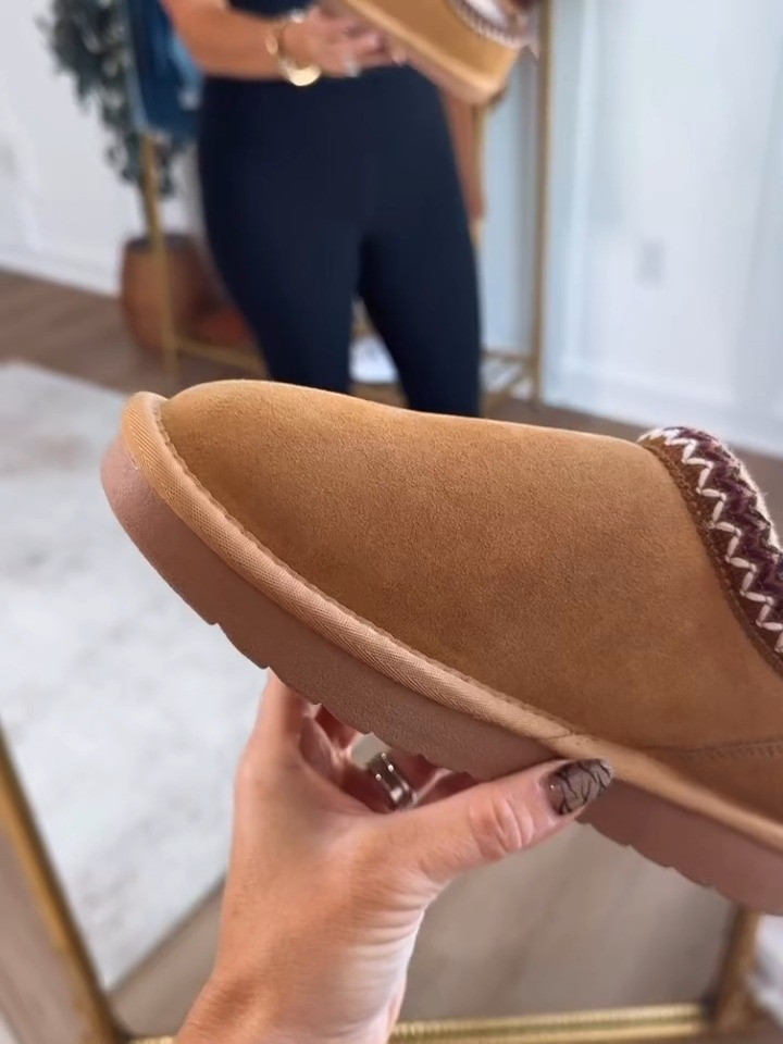 These look for less slip ons have been my favorite for years, and the quality is unmatched! The inside is so fuzzy and cozy, and the suede and stitching detail are stunning. An immediate add to cart!  

 #LTKmomlife #LTKSeasonal #LTKSaleAlert