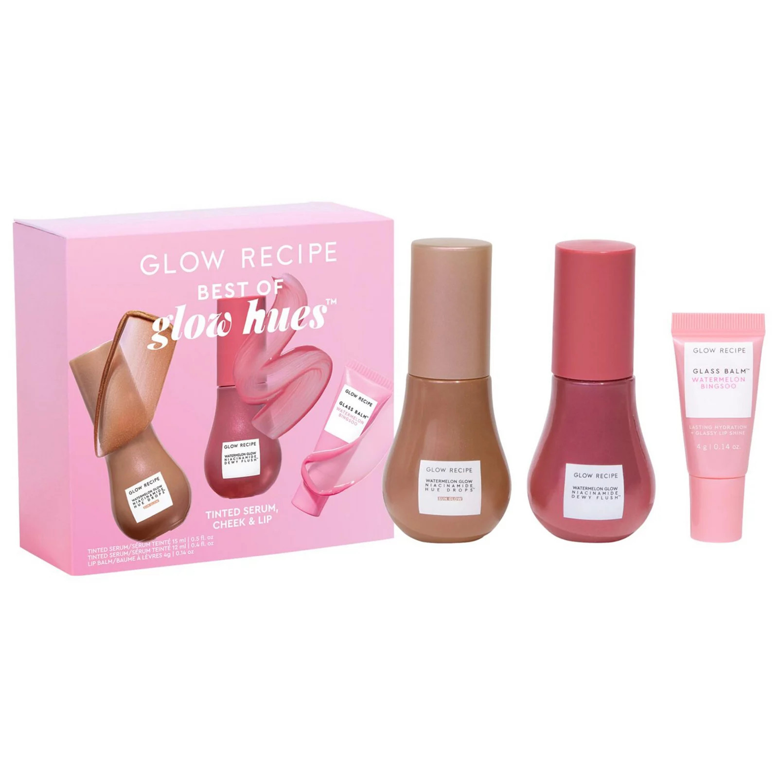 Glow Recipe Best of Glow Hues - Tinted Serum, Cheek & Lip Gift Set, None | Kohl's