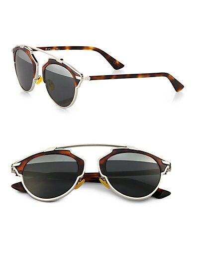 Dior So Real Metal & Plastic Sunglasses | Saks Fifth Avenue