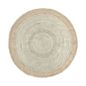 Bordered Round Jute  Rug | West Elm (US)
