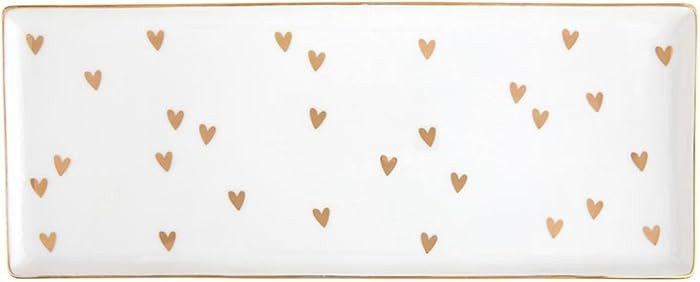 Santa Barbara Design Studio Serving Platter White Rectangular Ceramic Serving Tray,11.75" L x 4.7... | Amazon (US)