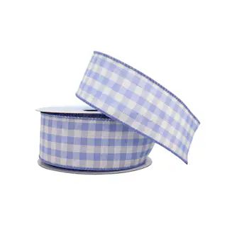 1.5" x 30ft. Wired Gingham Ribbon by Celebrate It® Easter | Michaels Stores