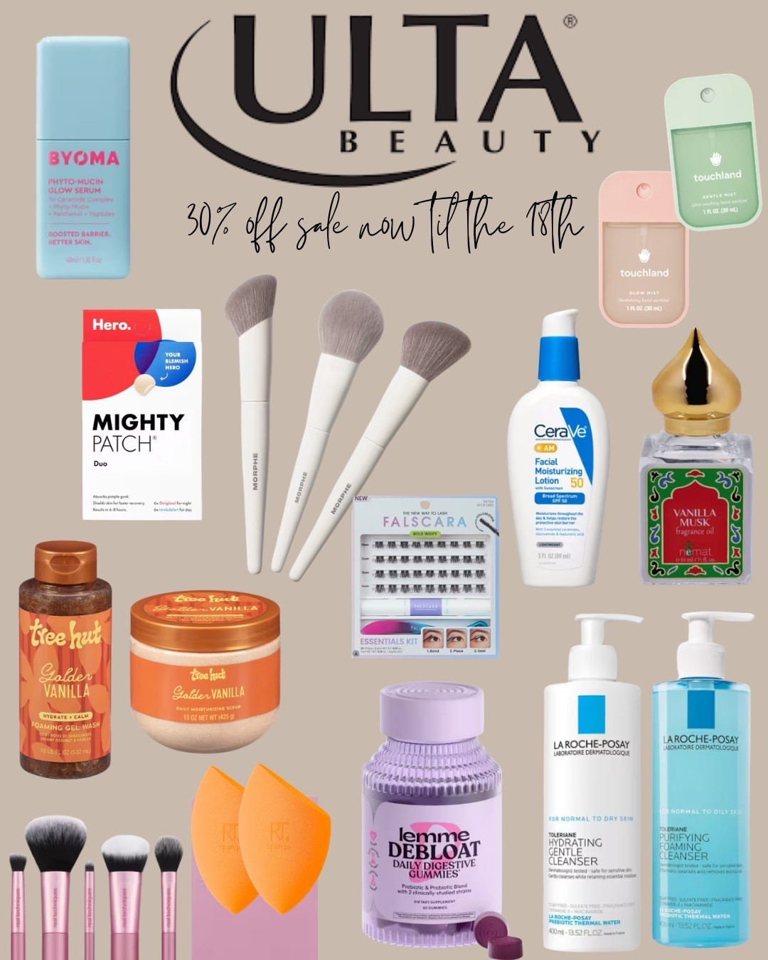 🚨 ULTA SALE ALERT 🚨
April 10–18 = the BEST time to stock up 🛍️✨

Up to 30% OFF on everything from makeup, skincare, and haircare to perfumes + even your go-to vitamins 💄🧴💊

This is your sign to restock your favorites AND try those viral products you’ve been eyeing 👀🔥
Luxury + drugstore finds all on sale = a win-win 💸

Don’t wait — the good stuff always sells out FAST 💨
Everything is linked for you in one place 🤍

#LTKbeauty #ultasale #beautyfinds #skincareobsessed #makeupdeals #haircarefavorites #perfumeaddict #LTKunder50 #salealert #beautyonabudget

#LTKmomlife #LTKselfcare #LTKdayinmylife