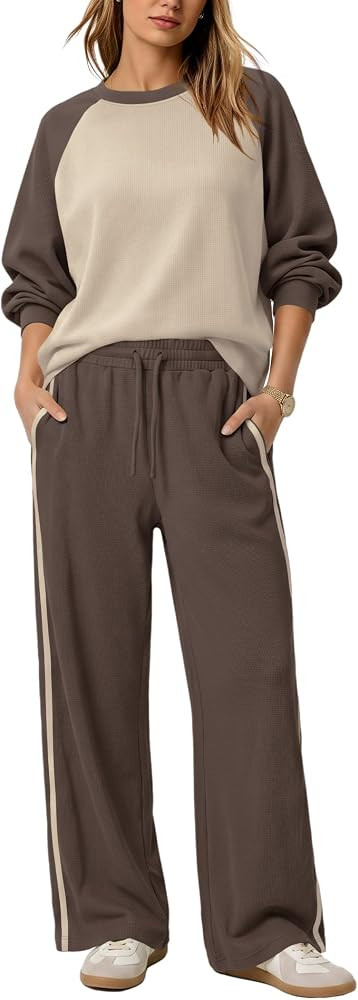 ReachMe Womens Lounge Set 2 Piece Matching Sets Fall clothes | Amazon (US)