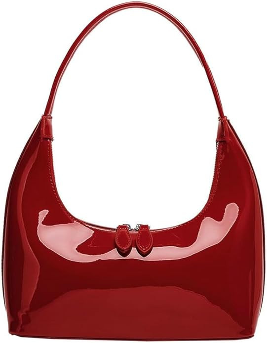 RED Underarm Bag Y2k Chic Purses Pretty Christmas Gift Leather Bag On Fire Sparkly Crossbody Bags... | Amazon (US)