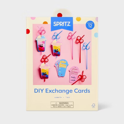 Valentine's Day Soda and Silly Straw Premium Exchange Cards - Spritz™ | Target