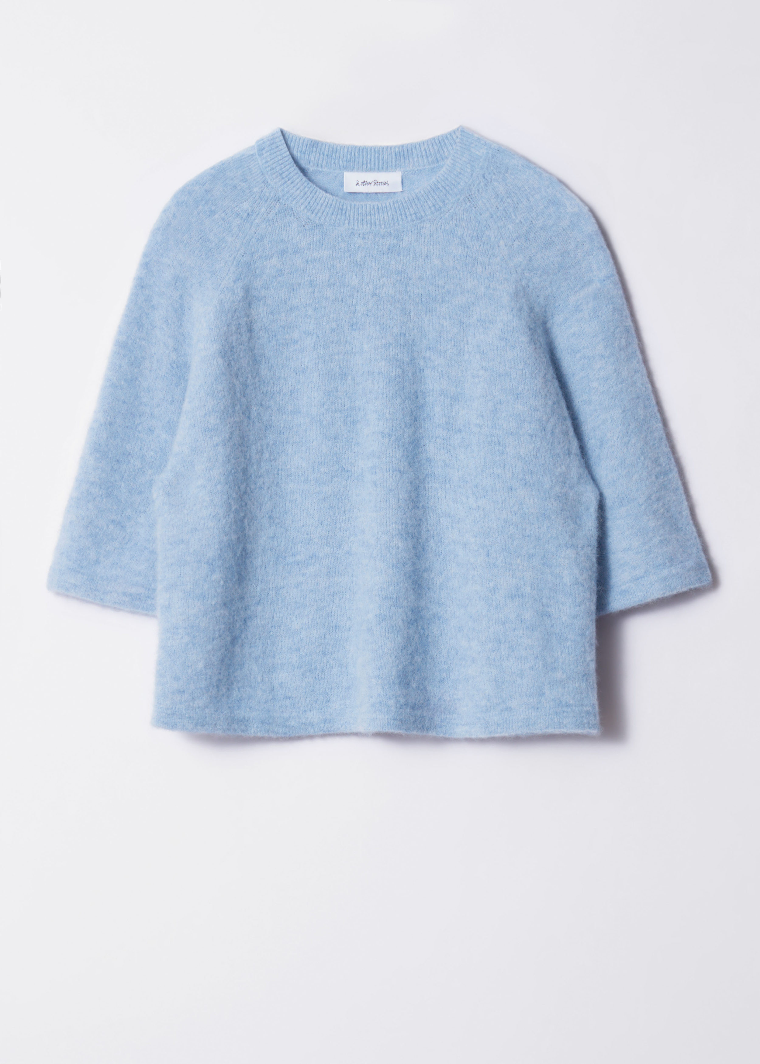 Alpaca-Blend Knitted Top - Light Blue - & Other Stories NL | & Other Stories EU