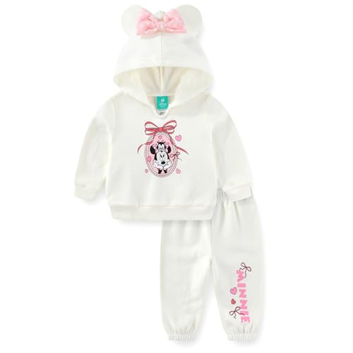 Disney Minnie Mouse Baby Girls Hoodie and Pants 2 Piece Set for Newborn and Infant | Amazon (US)