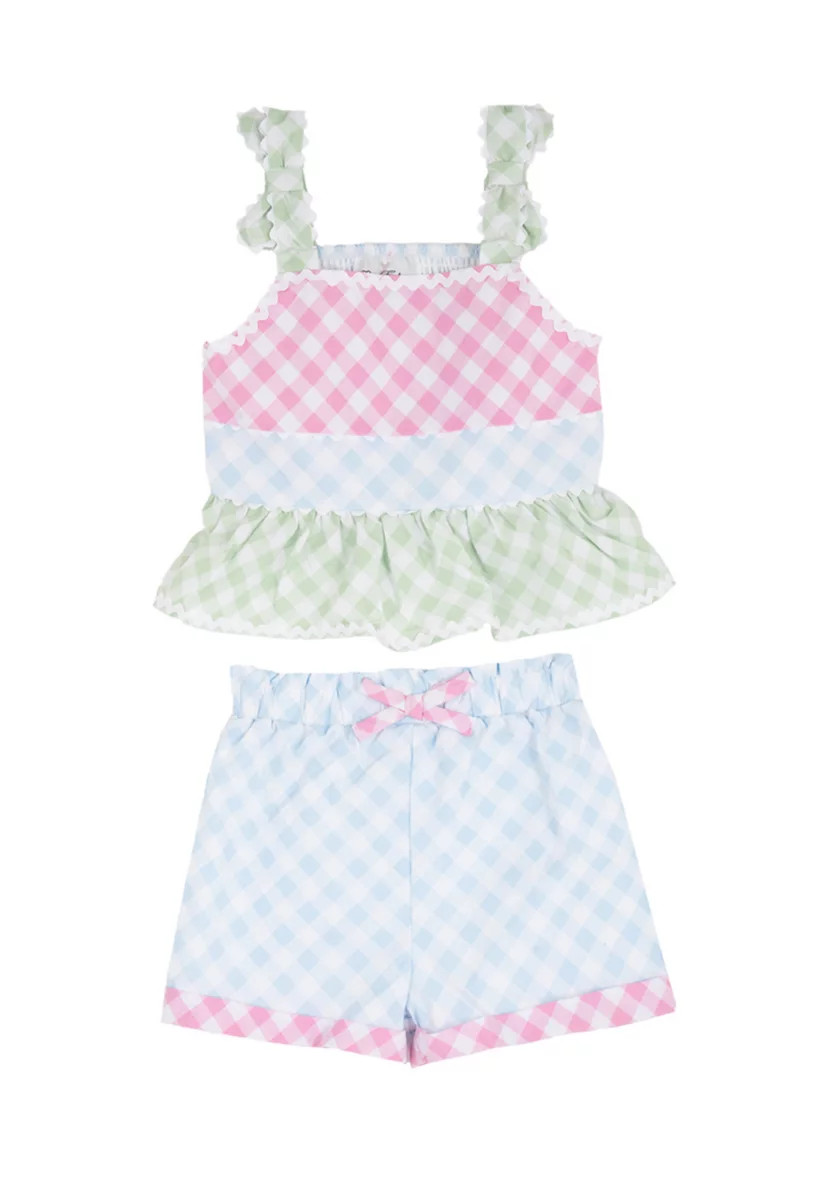 Toddler Girls Embroidered Top and Shorts Set | Belk