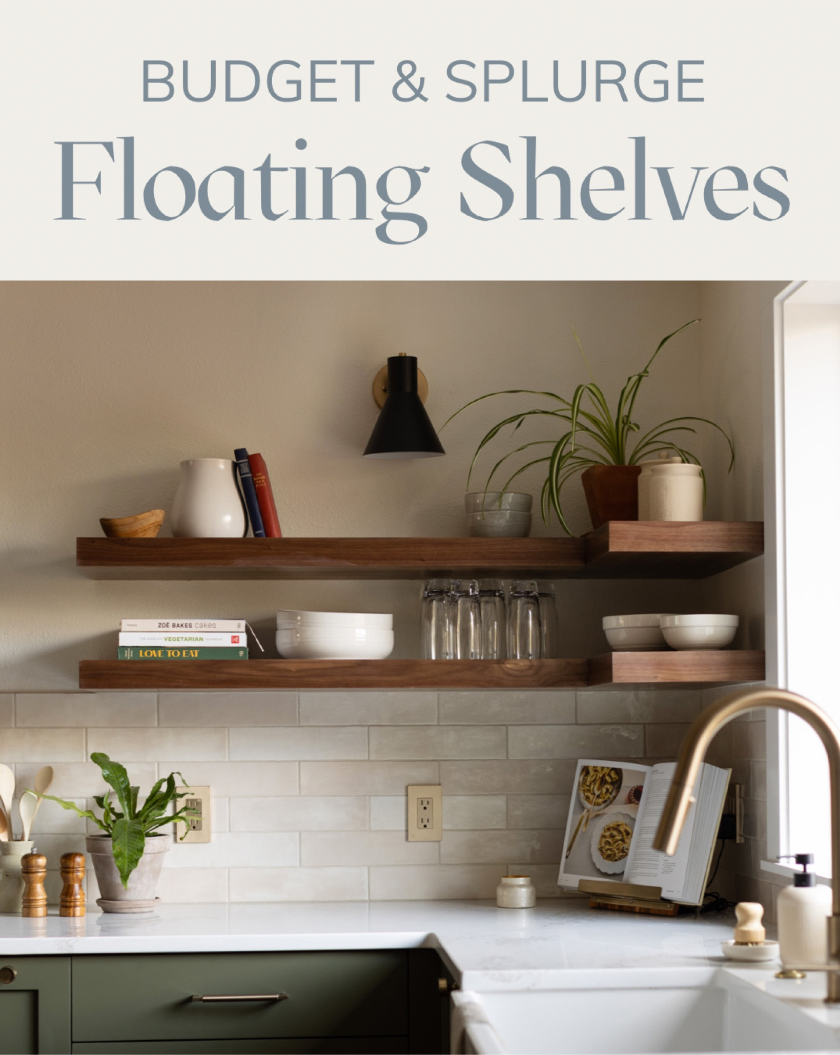 Budget friendly & high end floating shelves for your kitchen 

#LTKhome #LTKFind