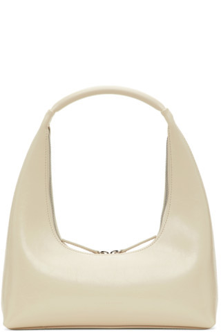 Off-White Crinkled Shoulder Bag | SSENSE