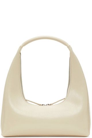 Off-White Crinkled Shoulder Bag | SSENSE
