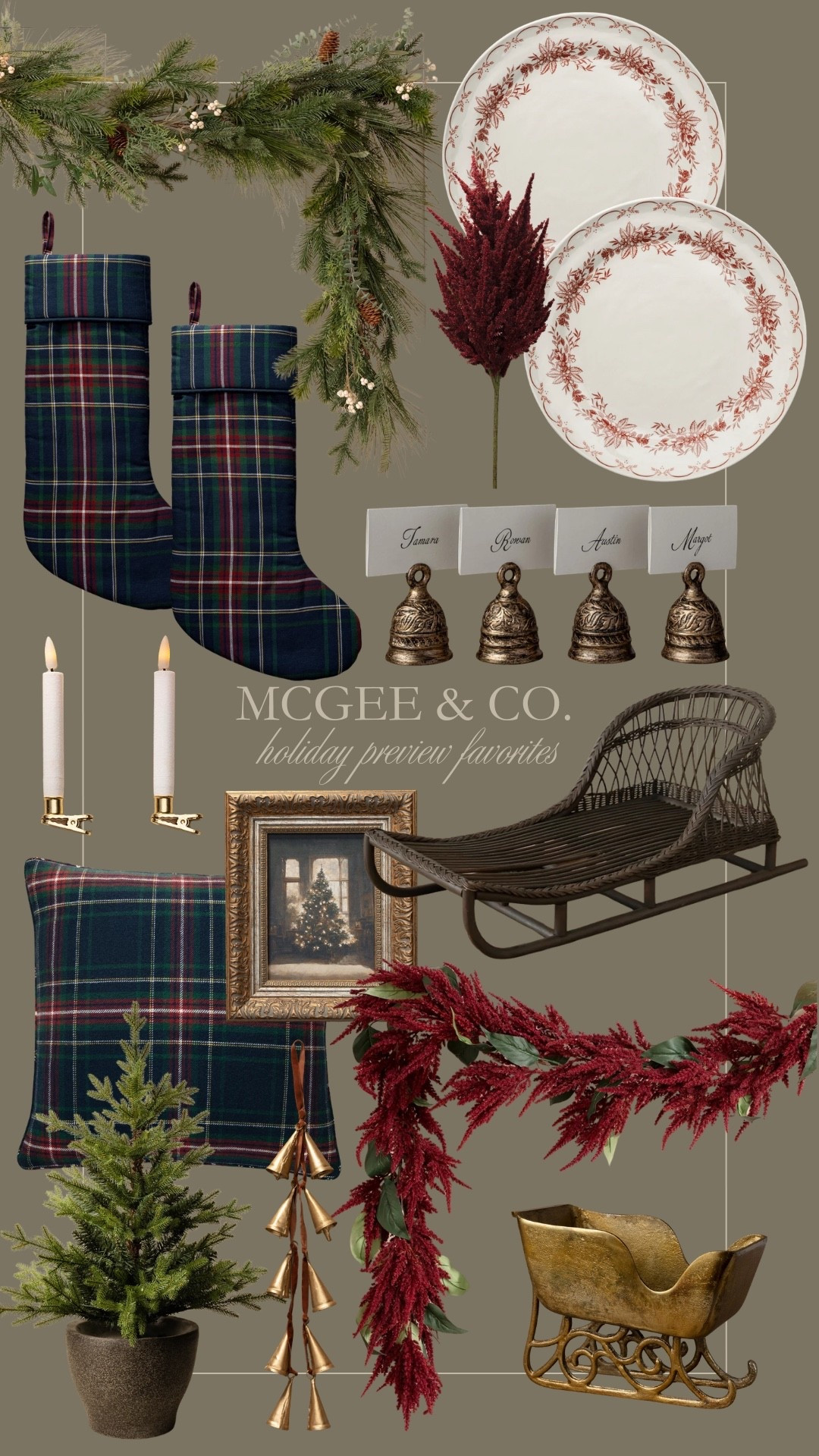 McGee & Co. holiday preview! Loving these classic Christmas, vintage Christmas, and moody holiday decor ✨

#LTKSeasonal #LTKHome