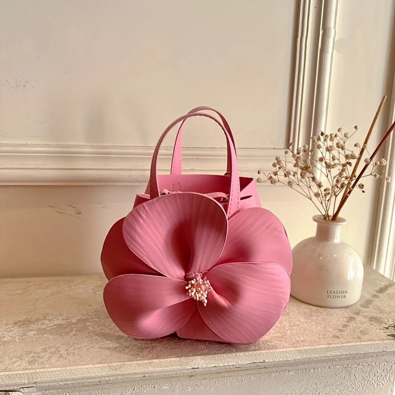 JUYGO Floral Bucket Bag Mini New Chinese Style Bride Basket Bag Ladies Handbag | Walmart (US)
