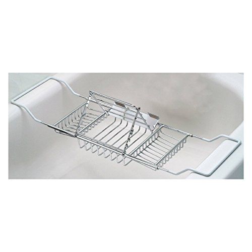Useful. UH-BC187 Stainless Steel Bathtub Caddy with Extending Sides and Book Holder | Amazon (US)