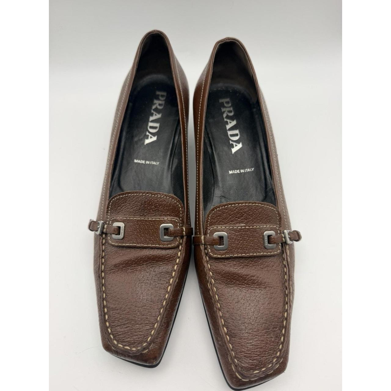 Prada Women's Pumps - Brown | Depop US