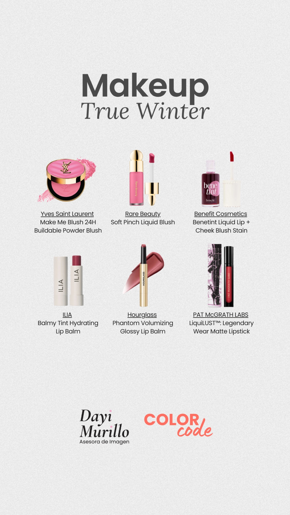 Makeup True winter 

#LTKStyleTip #LTKSeasonal #LTKBeauty
