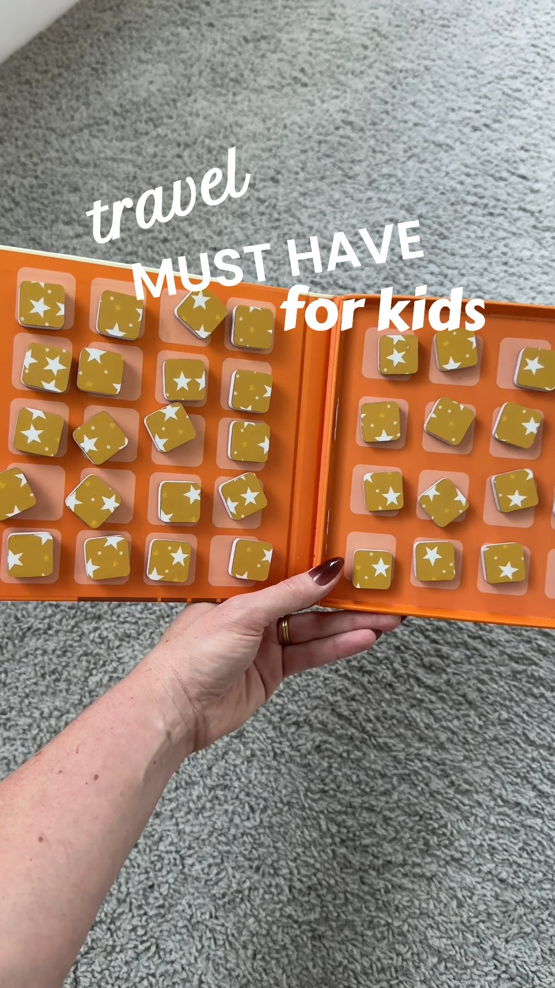 This magnetic matching games has been one of our favorite travel finds for car and air travel. The pieces don’t budge and there are so many matching pieces that kids don’t get bored. 



Travel accessories
Travel essentials 
Travel must haves
Travel activities for kids

#LTKKids #LTKFamily #LTKTravel